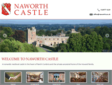 Tablet Screenshot of naworth.co.uk